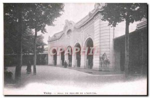 Vichy Old Postcard Hall Square of & # 39hopital