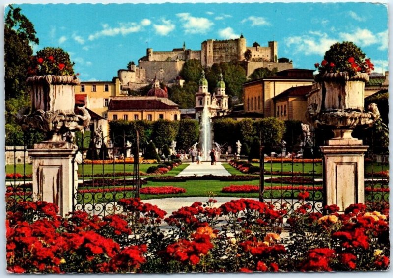 Postcard - Mirabell Garden - Salzburg, Austria