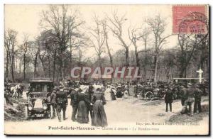 Pont-Sainte-Maxence Postcard Old Hunting hounds was the appointment TOP (hunt...