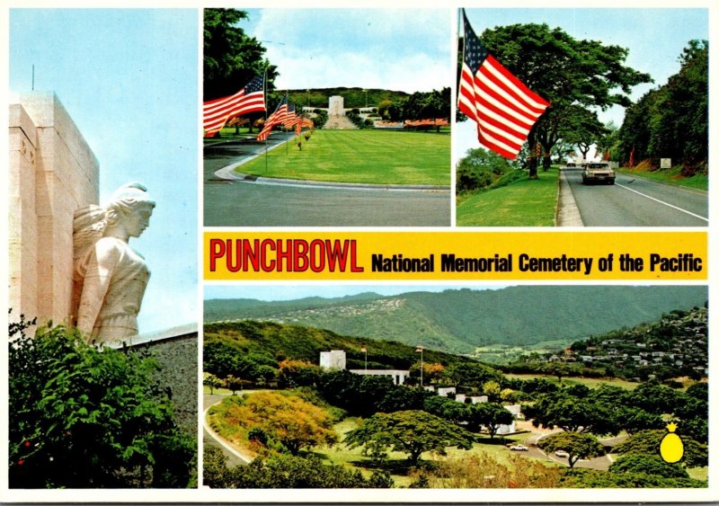 Hawaii Honolulu Punchbowl Crater National Memorial Cemetery Of The Pacific