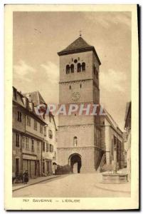 Old Postcard Saverne Church