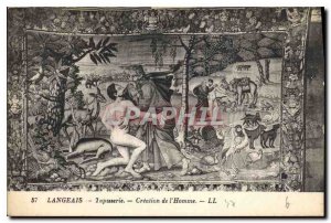 Old Postcard Langeais Creation Tapestry DEL'HOMME