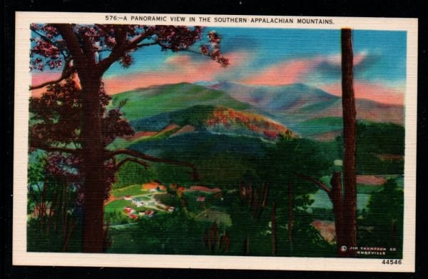 Panoramic View in Southern Appalachian Mountains, Unused