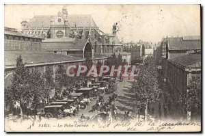 Postcard Old Paris Les Halles Centrales