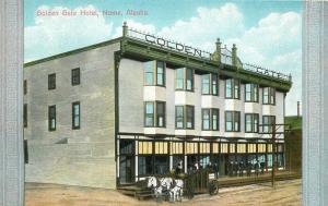 AYPE Seal Golden Gate Hotel C-1909 Postcard Nome Alaska Portland 610