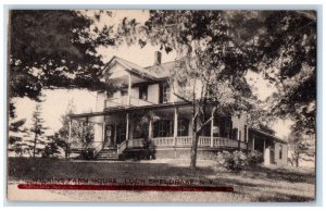 c1910 Wilkins Farm House Exterior Loch Sheldrake New York NY Vintage Postcard