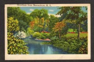 NY Greetings from HAVERSTRAW NEW YORK Postcard Linen PC