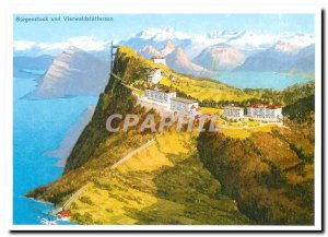 Modern Postcard Burgenstock und Vierwaldstattersee