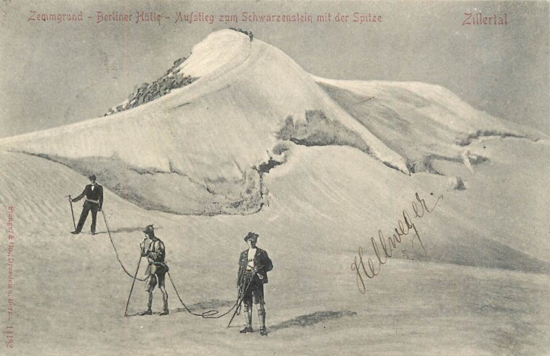 Mountaineering Austria Zillertal Zemmgrund 1906