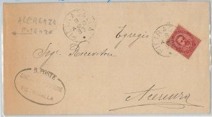 64294 - ITALY KINGDOM - POSTAL HISTORY : STONE ENVELOPE Potenza 1893-