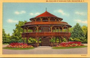 New York Rochester Pavilion At Highland Park Curteich