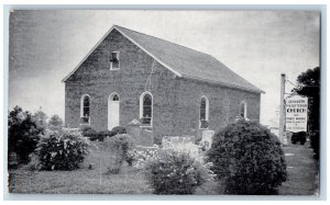 Somerset County Maryland MD Postcard The Rehoboth Presbyterian Church c1940's