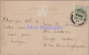 Genealogy Postcard - James, The Lindens, Kings Norton, Nr Birmingham GL1986