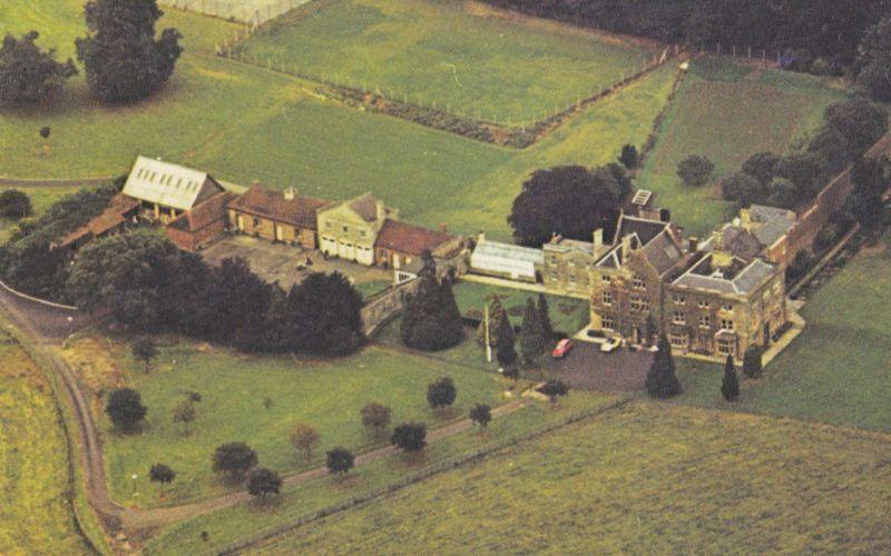 Knuston Hall Cambridge Stunning Aerial Birds Eye 1970s Postcard