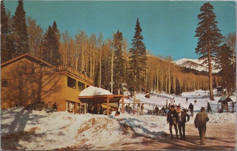 Postcard Ski Lodge Arizona Snow Bowl AZ 1967