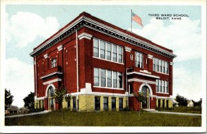 Postcard Third Ward School in Beloit, Kansas~131664