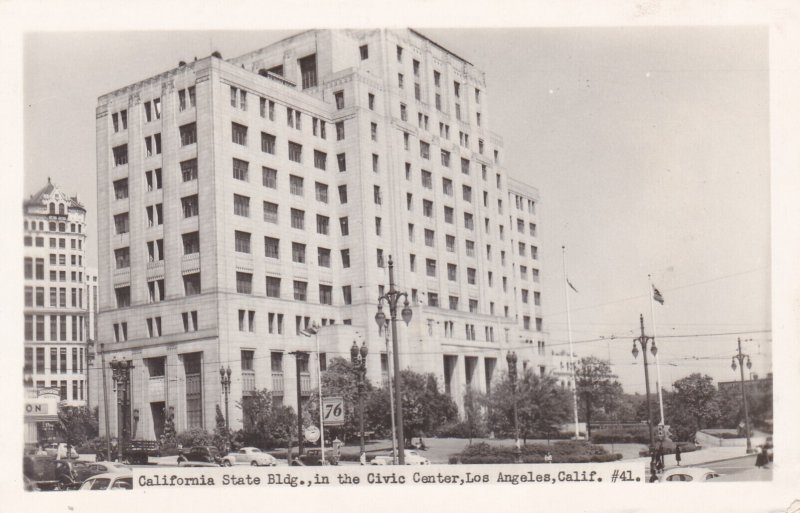 California Los Angeles Civic Center Showing California State Building Real Photo