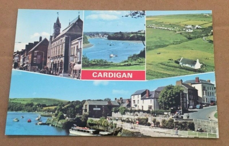 UNUSED POSTCARD - CARDIGAN, WALES