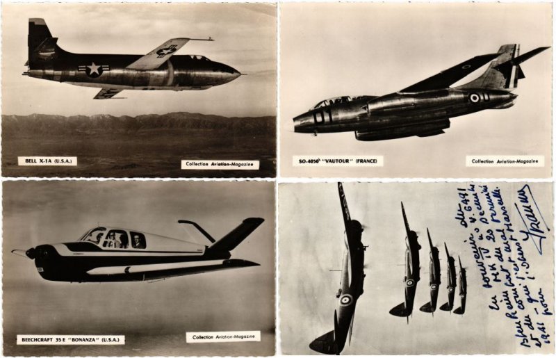 AIRCRAFT AVIATION 144 Postcards Mostly pre-1960 inc. Navy (L4326)