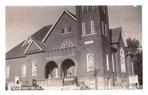Marshfield Methodist Church - Missouri MO Postcard