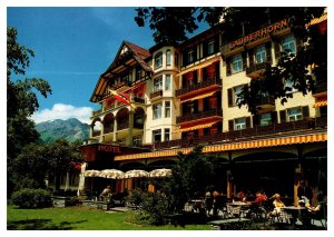 Postcard Switzerland Wengen - Hotel Victoria-Lauberhorn