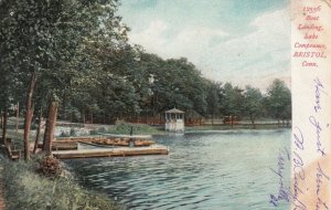 BRISTOL , Connecticut, 1901-07; Boat Landing, Lake Compounce