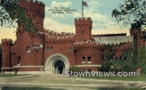 Armory, Ohio State University - Columbus Postcard