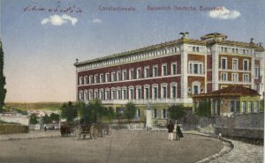 turkey, CONSTANTINOPLE, Imperial German Embassy (1910s) Postcard