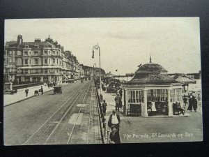 Sussex ST. LEONARDS ON SEA The Parade c1917 Postcard by Sussex Photographic Co.