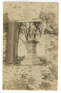 VT - Barre. Burns Monument © 1906   *RPPC