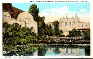 California San Diego Balboa Park Corner Of Botanical Building and Portion Of ...