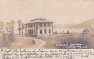 New York Long Island Cold Spring Carnegie Institute Real Photo