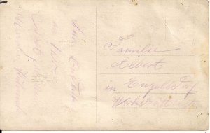 RPPC Young Woman with Bicycle, ca. 1910's, Germany