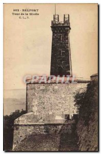 Old Postcard Belfort Tower Miotte