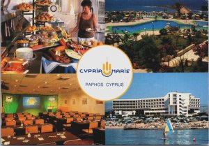 Cyprus Cypria Maris Hotel Paphos Vintage Postcard BS.27