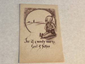 Artist Signed Tom Yad Cobb Shinn Sepia Yad Kids wooly worm tickles Grade 1