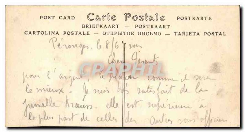 Postcard Ancient Statue