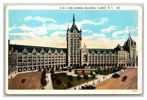 D and H Journal Building Albany New York  NY 1930  WB Postcard U2