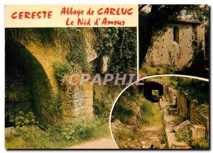 Postcard Modern Cereste Alpes de Haute Provence The Love Nest and Abbey Carluc