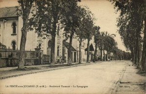 france, LA-FERTE-SOUS-JOUARRE, Boulevard Turenne, La Synagogue (1910s) Judaica