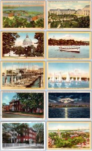 LOT/10 1930's-1950's ANNAPOLIS MARYLAND VINTAGE POSTCARDS CONDITION VARIES #2