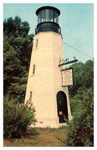 Postcard LIGHTHOUSE SCENE Rehoboth Beach Delaware DE AQ9977