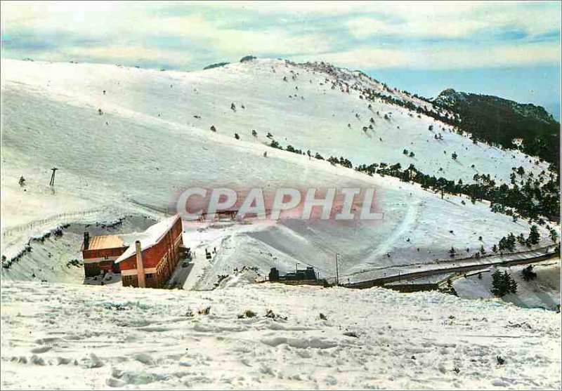 Modern Postcard Puerto de Navacerrada Madrid Hostel Juvenile In Cuerda de las...