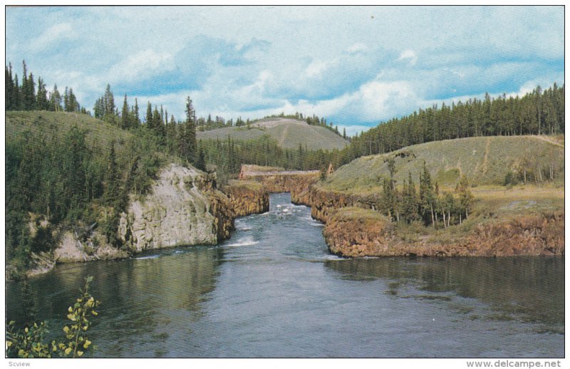 Miles Canyon, WHITEHORSE, Yukon, Canada, 40-60's