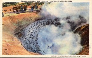 Yellowstone National Park Crater Of Mud Volcano Curteich