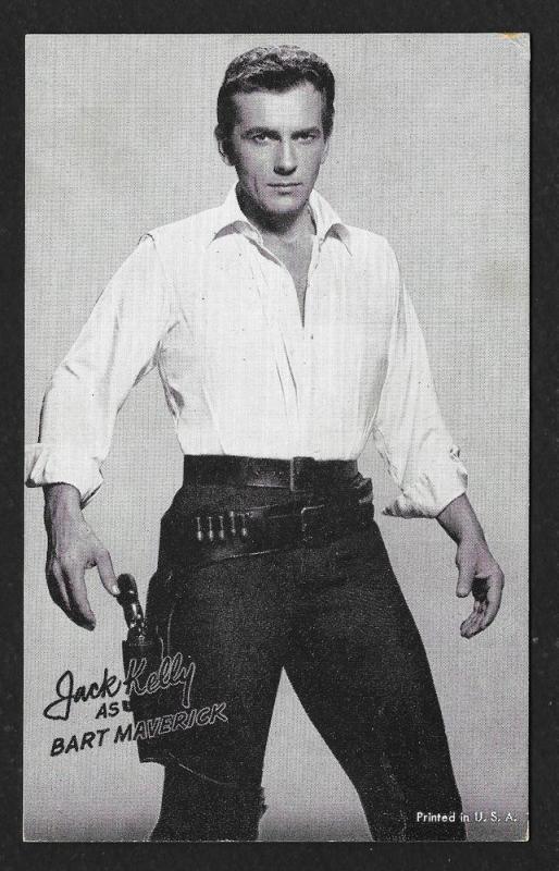 ARCADE CARD Cowboy Entertainer Jack Kelly