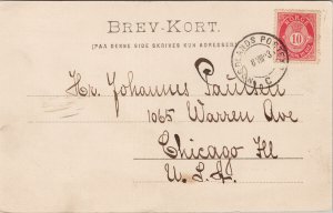 Norge Norway De Syv Søstre c1903 M & Co. Postcard G40