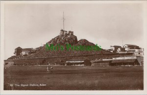 Yemen Postcard - Aden - The Signal Station   RS34247