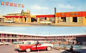 Las Vegas Nevada Bagdad Inn  Exterior & Pool Vintage Postcard U2719