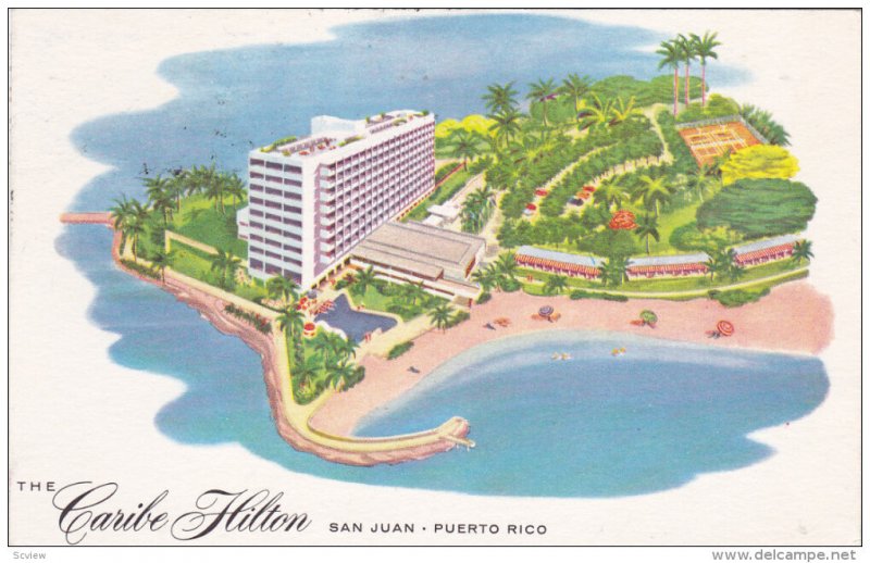 Caribe Hilton , SAN JUAN , Puerto Rico , PU-1956